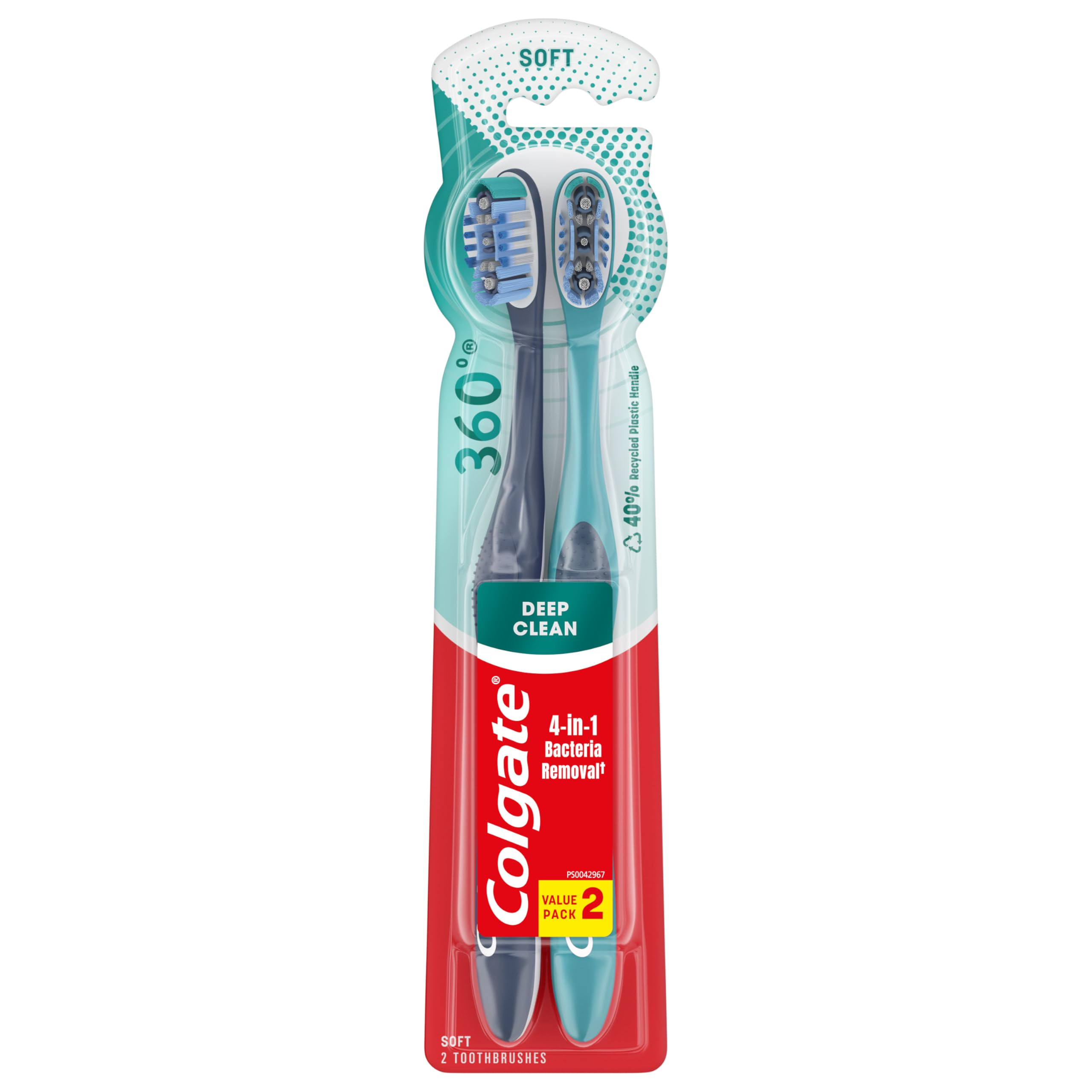 Colgate 360 Soft Toothbrush Double Pack
