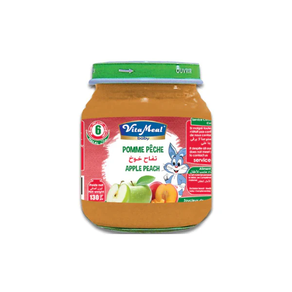Vita Meal Apple Peach Baby Food 130g