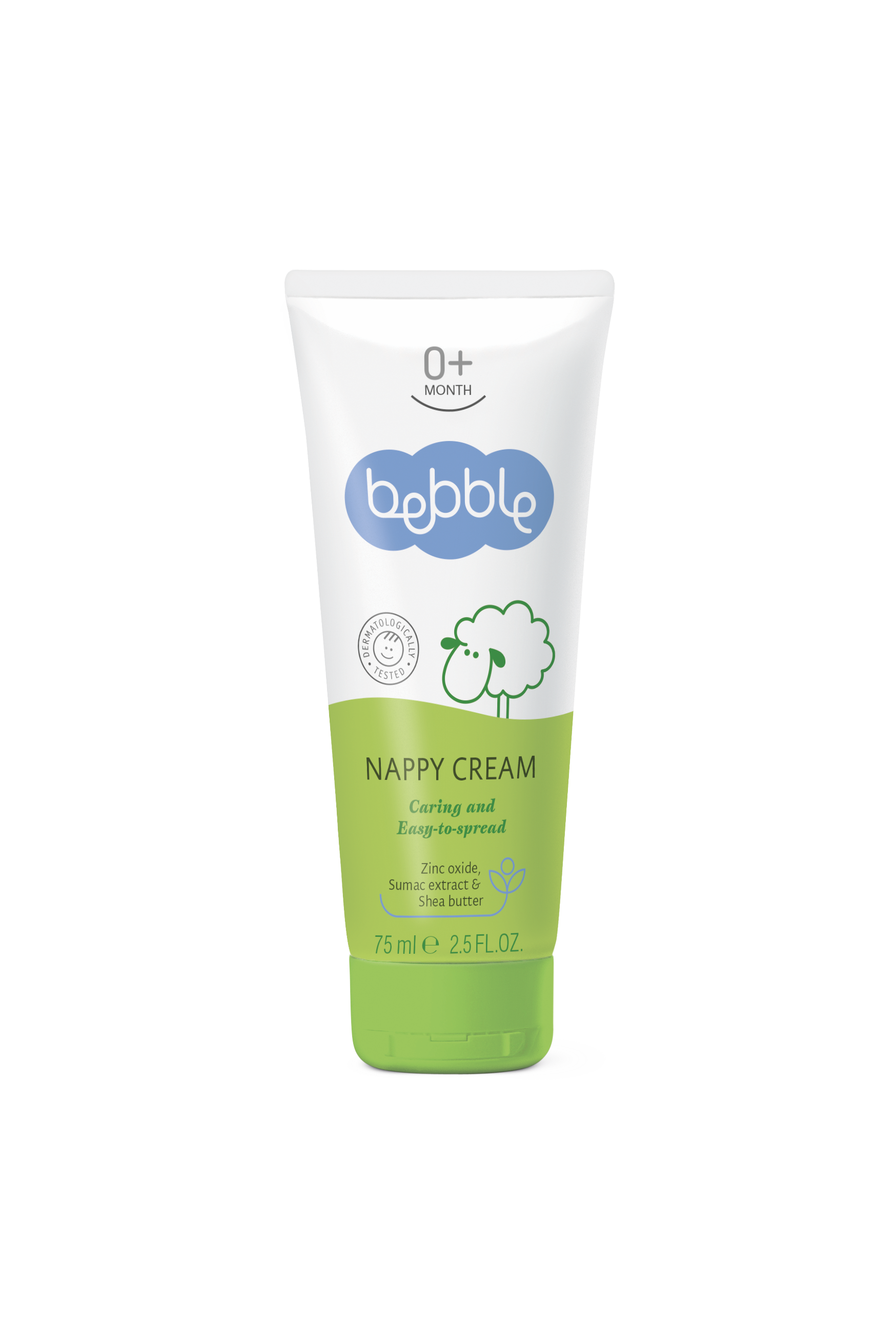 Bebble +0M Nappy Rash Cream 75ml