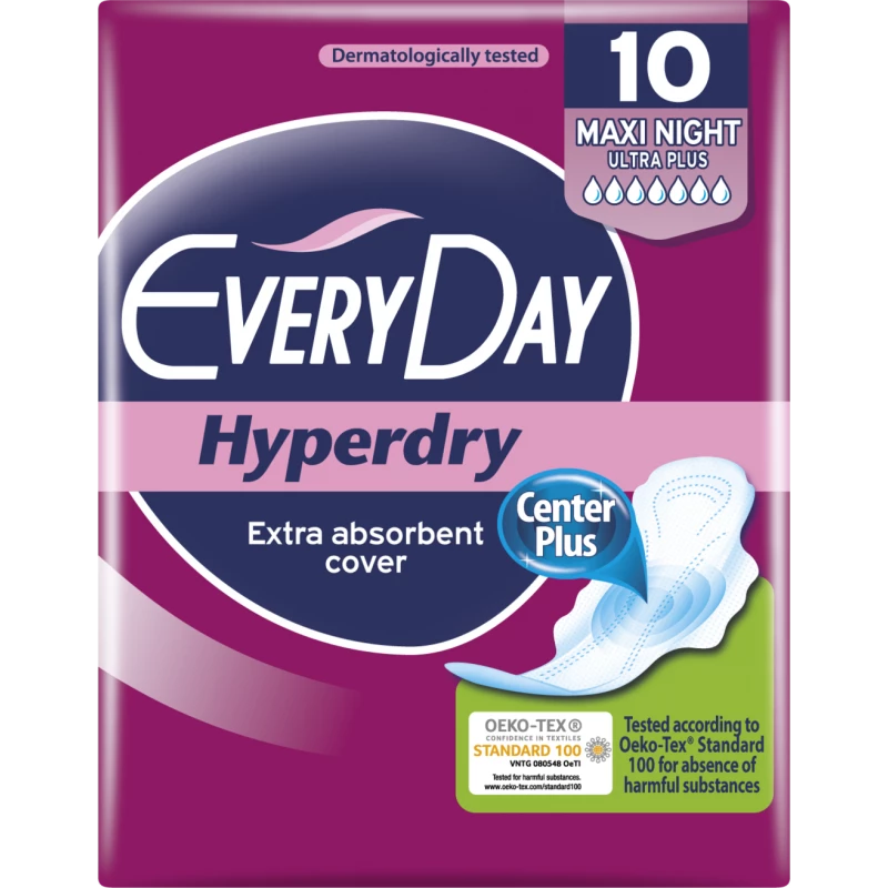 Everyday Hyperdry Maxi Night 10 Pads